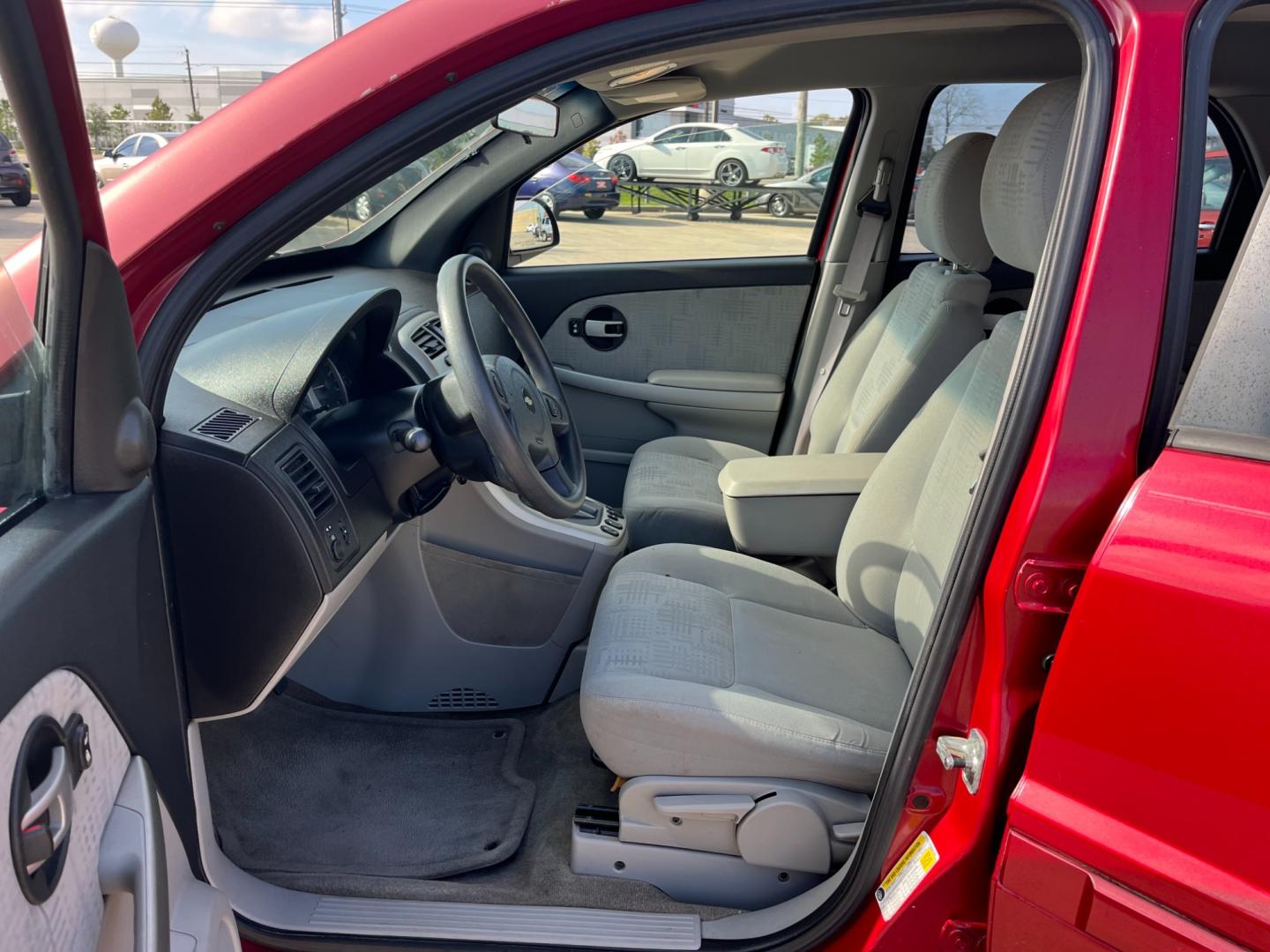 2006 red /TAN Chevrolet Equinox LS 2WD (2CNDL13F366) with an 3.4L V6 OHV 12V engine, 5-Speed Automatic transmission, located at 14700 Tomball Parkway 249, Houston, TX, 77086, (281) 444-2200, 29.928619, -95.504074 - Photo#8